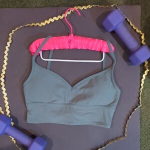 Lululemon Army Green Sports Bra
